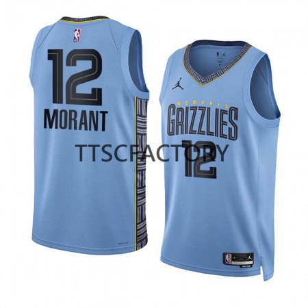 Dres Memphis Grizzlies Ja Morant 12 Jordan 2022-23 Statement Edition Plava Swingman - Muške